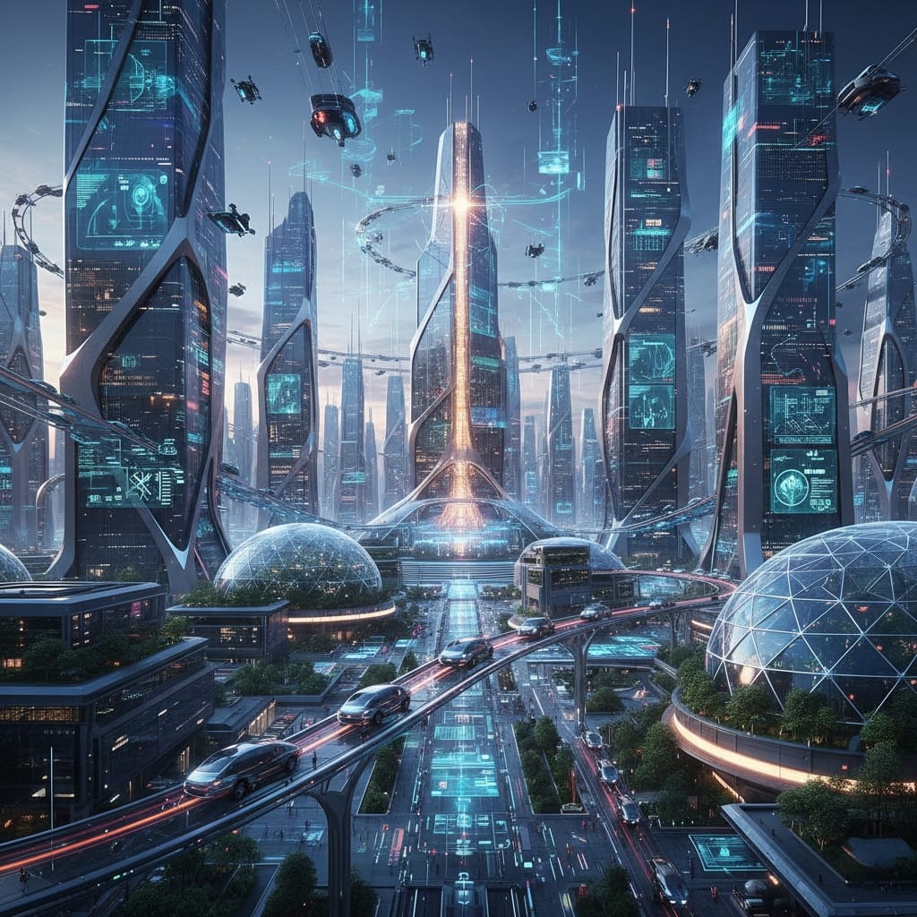 AI Trends & Innovations: How Artificial Intelligence Is Shaping the Future Future smart city powered by artificial intelligence technology