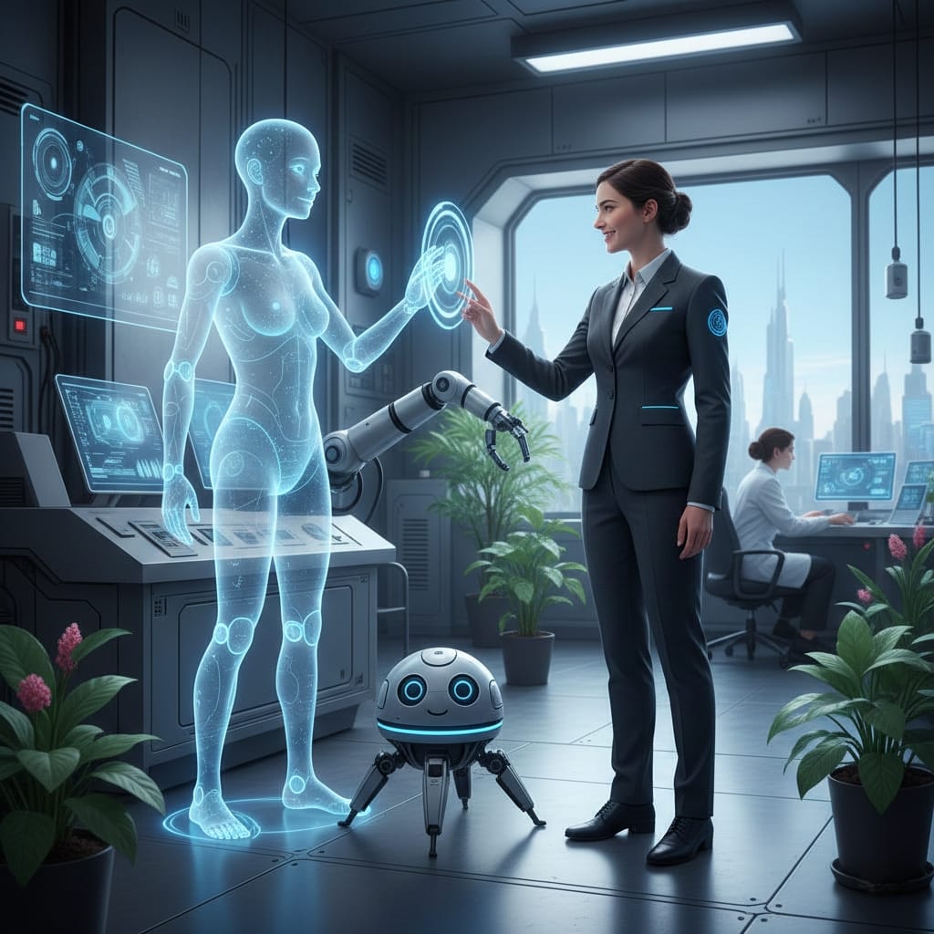 AI Trends & Innovations: How Artificial Intelligence Is Shaping the Future Human and artificial intelligence working together